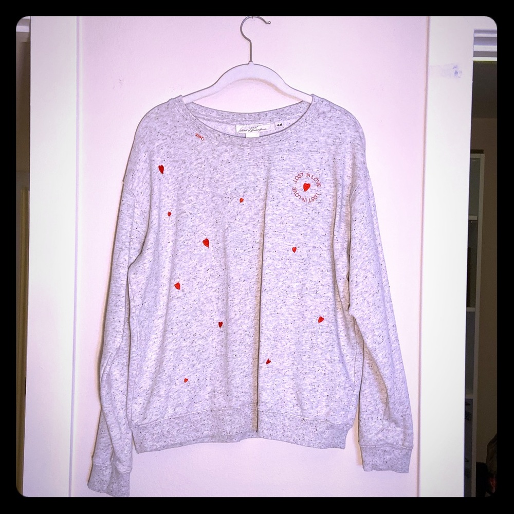 Lost in Love Embroidered Sweatshirt